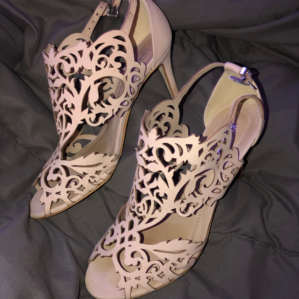 Klub Nico Marcela 3 heel blush wedding shoe